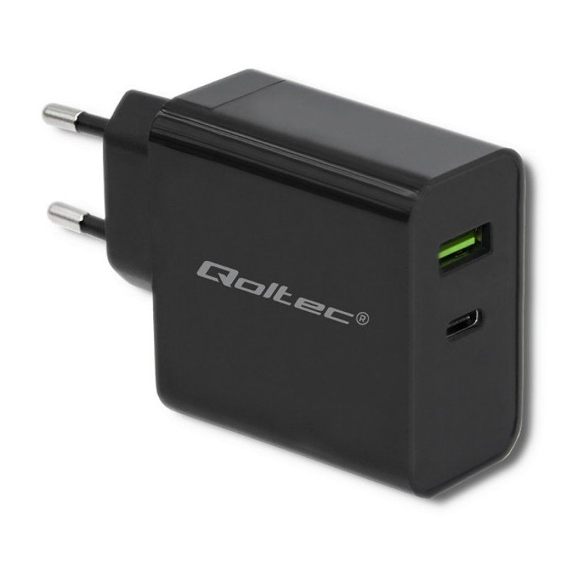 Qoltec 51717 adaptateur de puissance & onduleur Intérieure 42 W Noir