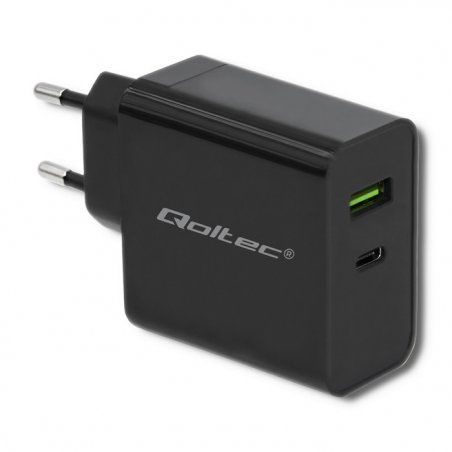 Qoltec 51717 adaptateur de puissance & onduleur Intérieure 42 W Noir