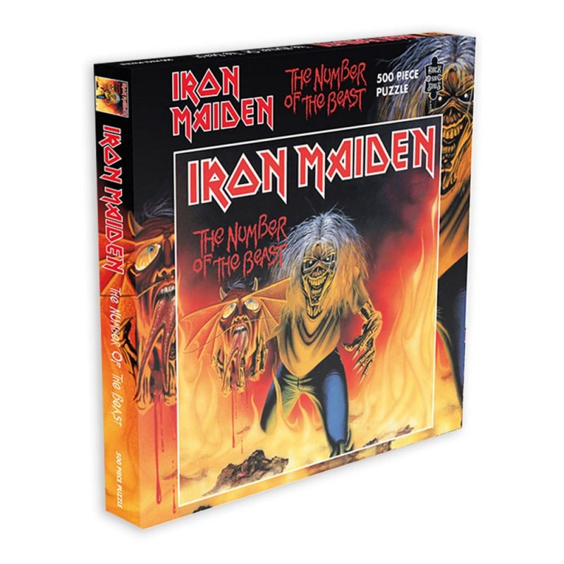 Iron Maiden Rock Saws puzzle The Number of the Beast Single (500 pièces)