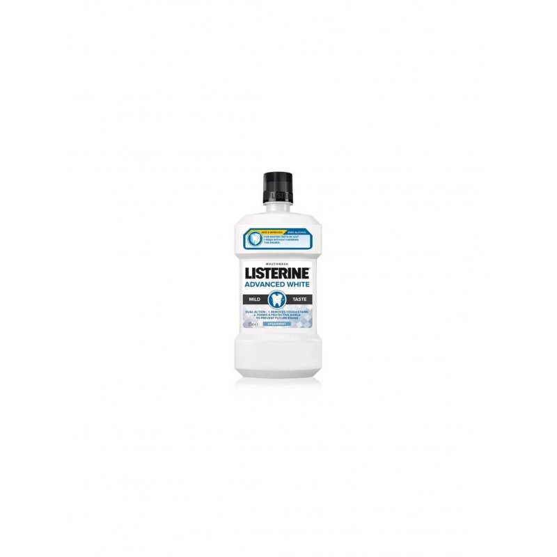 LISTERINE COLUTORIO 500 ML BLANQUEADOR AVANZADO SIN ALC.