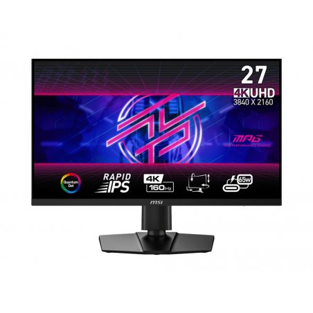 MPG 274URFDE QD (69 cm (27 Zoll), schwarz, UltraHD/4K, Rapid-IPS, Quantum-Dot, 160Hz Panel)