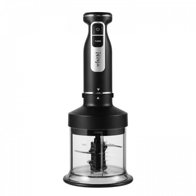 Ninja CI100EU blender 0.7 L Immersion blender 850 W Black, Stainless steel, Transparent