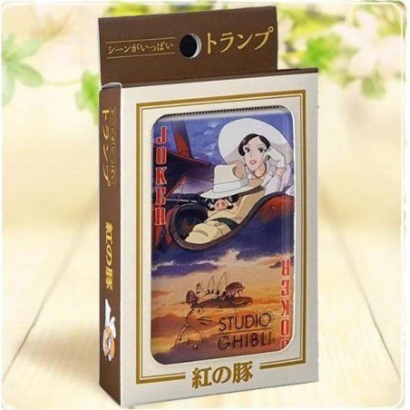 GHIBLI - Porco Rosso - Jeu de cartes à jouer (54 cartes)
