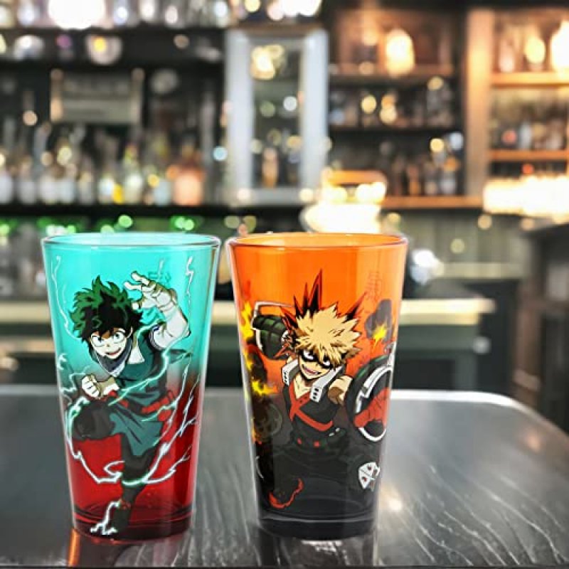 MY HERO ACADEMIA - Izuku & Bakugo - Pack de 2 verres 450ml