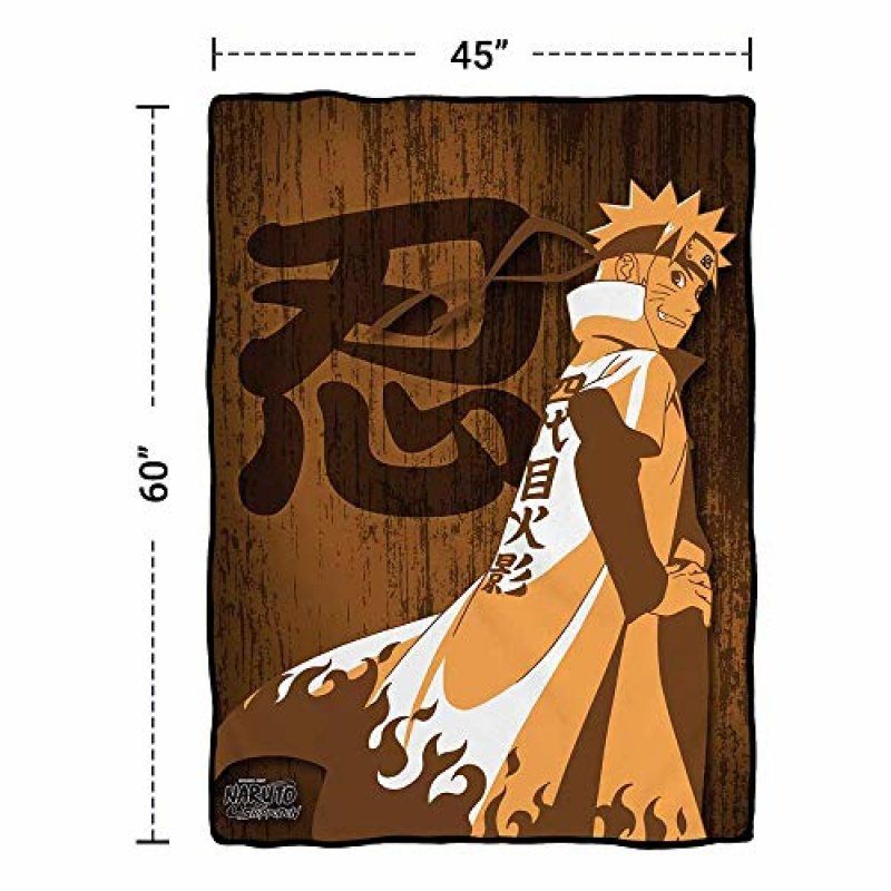 Bem's SA Naruto Shippuden throw blanket 114 x 152 cm Polyester Multicolour