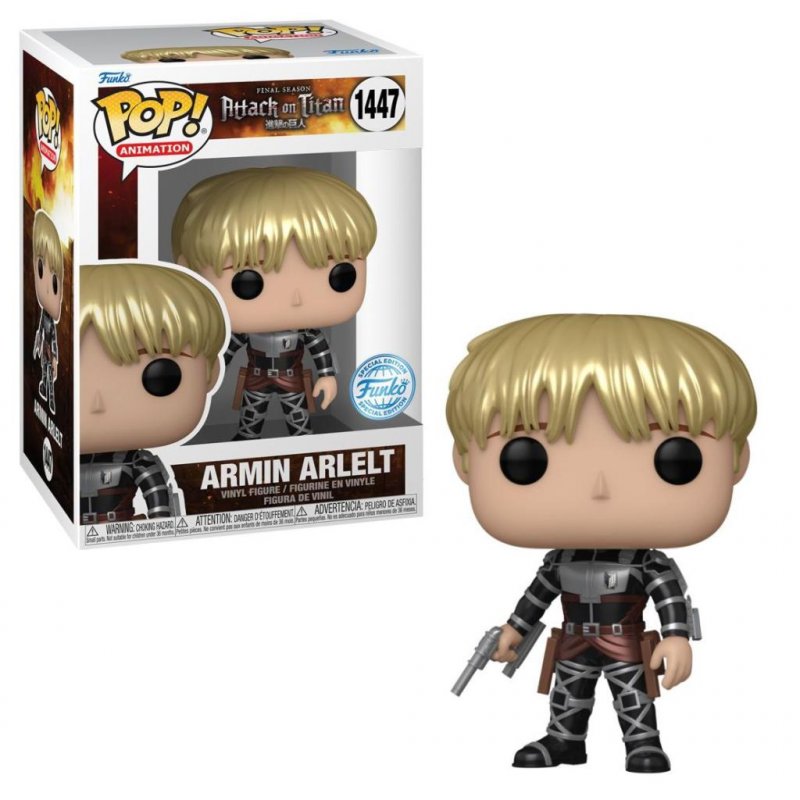 Funko Pop! Animation: Attack on Titan - Armin Arlert (Metallic) - Special Edition