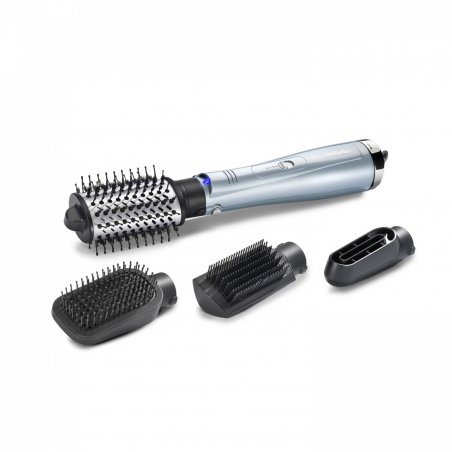 BaByliss Hydro-Fusion Hydro Fusion Smooth & Shape Brosse soufflante à air chaud À chaleur Gris, Argent 1000 W 2,5 m
