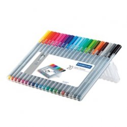 Staedtler triplus fineliner 334 stylo fin Multi 20 pièce(s)