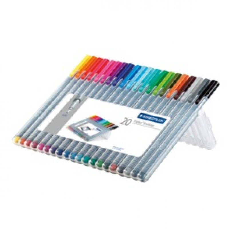 Staedtler - Triplus Fineliner in wallet, 20 pcs (334 SB20)