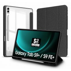 SUBBLIM SUBCST-5SC510 tablet case 31.5 cm (12.4") Folio Black, Transparent