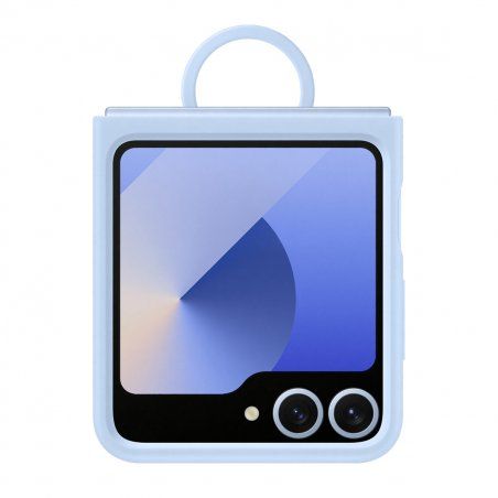Silicone Case (hellblau, Samsung Galaxy Z Flip6)