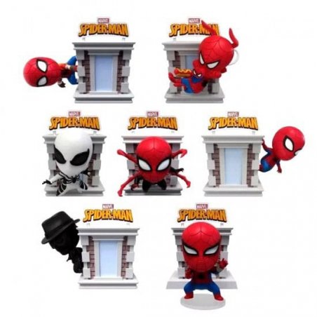 Marvel présentoir figurines mini Hero Box Tower Series Spider-Man 8 cm (6)