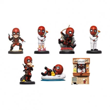 Marvel présentoir figurines mini Hero Box Tower Series Deadpool 8 cm (6)