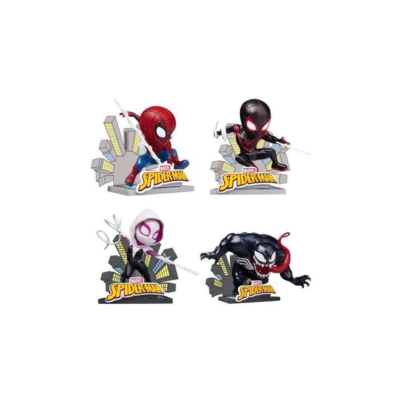 Marvel Présentoir figurines mini Hero Box Attack Series Spider-Man 8 cm (6)