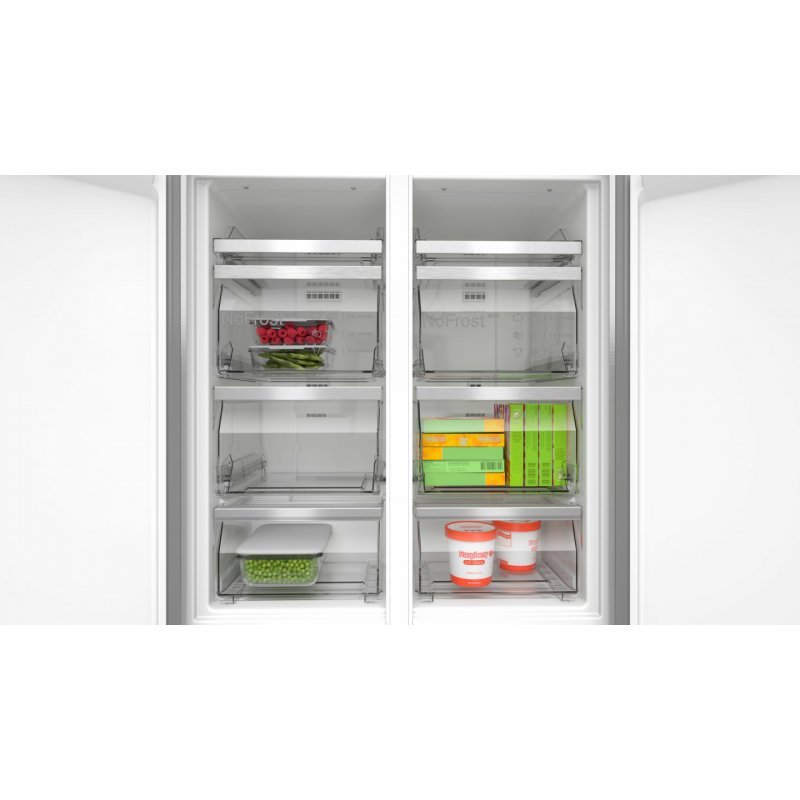Bosch Serie 4 KMC85LBEA frigo américain Pose libre 547 L E Noir