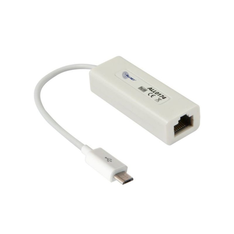 ALLNET Micro USB 2.0 - Fast Ethernet RJ45 Netzwerkkarte ALL0174 ALLTRAVEL