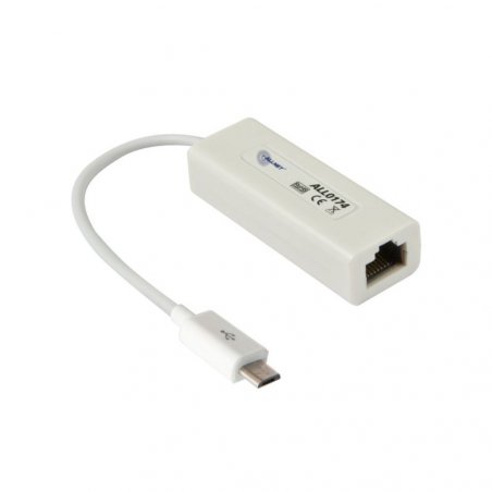 ALLNET Micro USB 2.0 - Fast Ethernet RJ45 Netzwerkkarte ALL0174 ALLTRAVEL