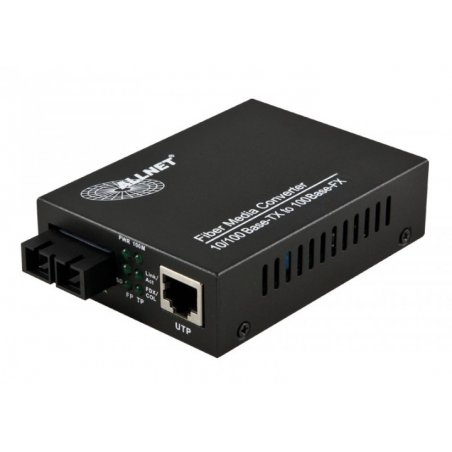 Z ALLNET Medienkonverter 10/100BASE-TX auf 100BASE-FX Multimode SC Anschluss ALL-MC102-SC-MM