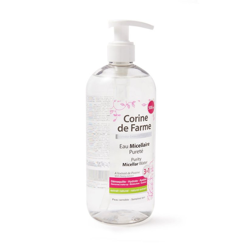 Corine de Farme Purity micellar water eau micellaire 500 ml