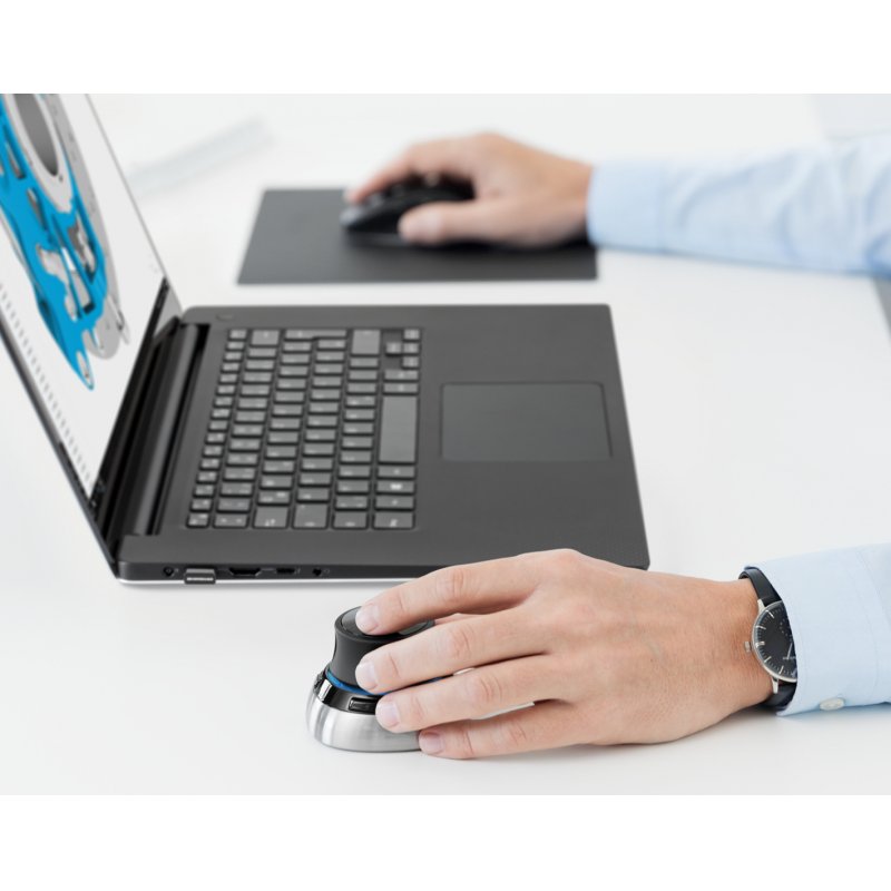 3Dconnexion SpaceMouse Wireless Kit 2 mouse Universal Right-hand RF Wireless Bluetooth USB Type-A Optical