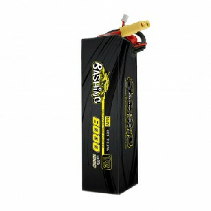 Gens ace 8000mAh 14.8V 100C 4S2P Lipo Battery Pack with EC5-Bashing Series