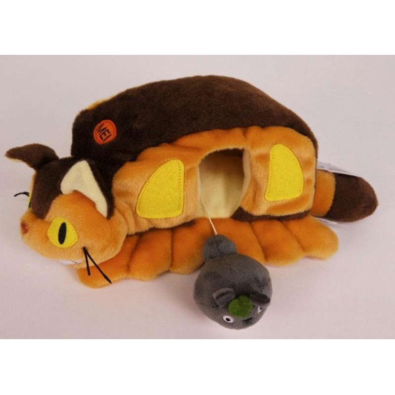 STUDIO GHIBLI - Peluche Totoro - Catbus House - 24cm