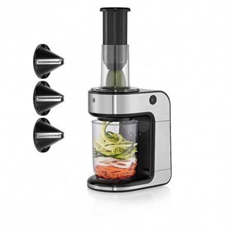 WMF KULT X electric food chopper 1.25 L Black Chrome Transparent 80 W