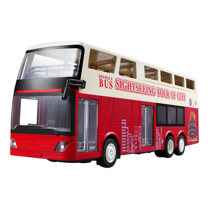 Remote-controlled car 1:18 Double Eagle (red) (Sightseeing Bus) E640-003