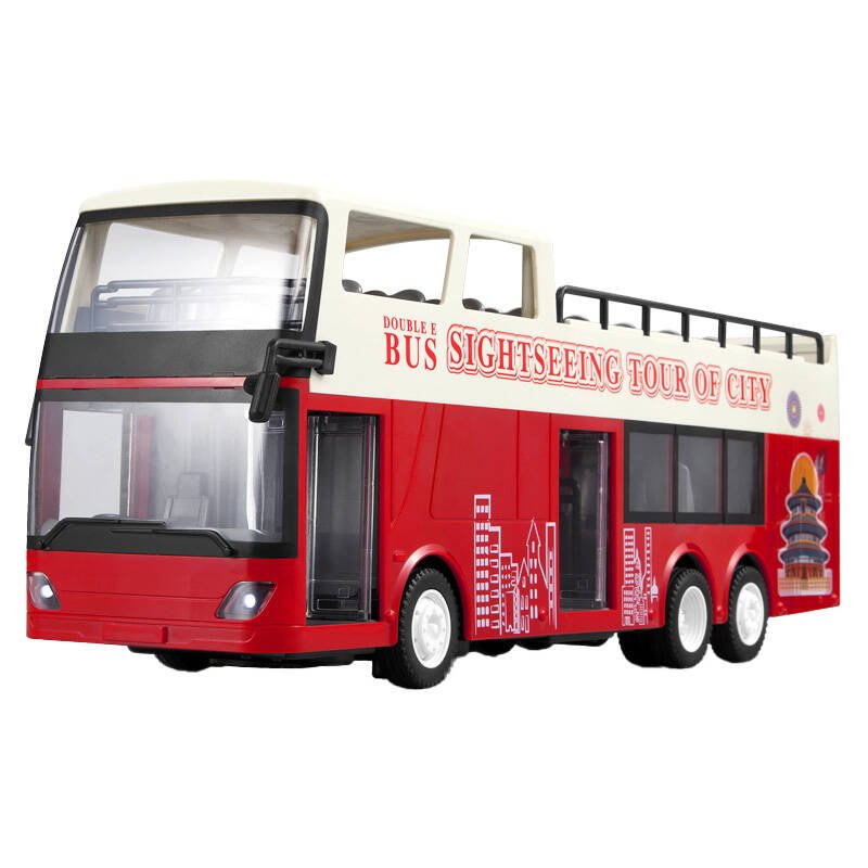 Remote-controlled car 1:18 Double Eagle (red) (Sightseeing Bus) E640-003