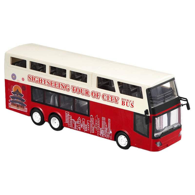 Remote-controlled car 1:18 Double Eagle (red) (Sightseeing Bus) E640-003