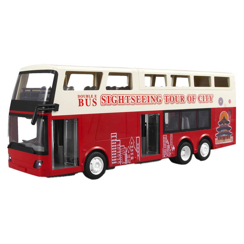 Remote-controlled car 1:18 Double Eagle (red) (Sightseeing Bus) E640-003