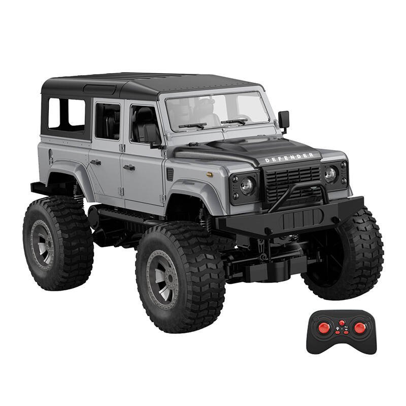 Remote control RC remote control car 1:8 Double Eagle (grey) Land Rover Defender E375-003