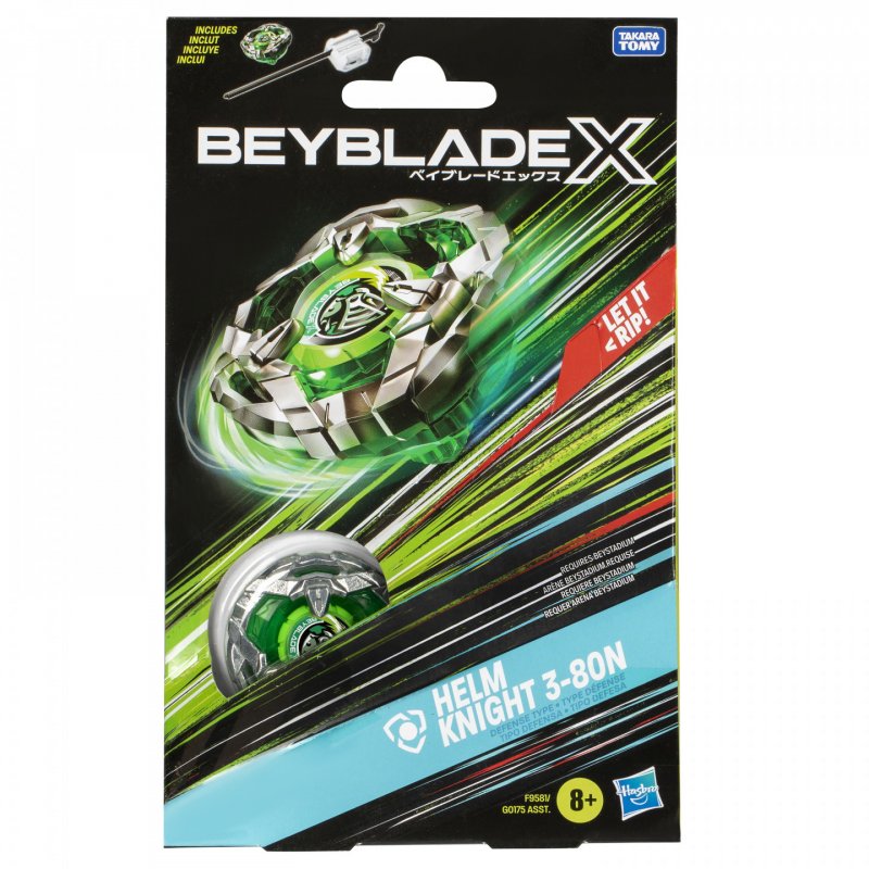 Beyblade X Helm Knight 3-80N Couvercle de toupie de combat