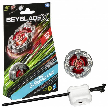 Beyblade X Scythe Incendio 4-60T Couvercle de toupie de combat