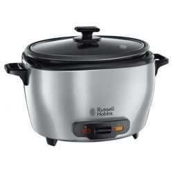 Russell Hobbs Maxicook cuiseur à riz 5 L 1000 W Noir, Acier inoxydable