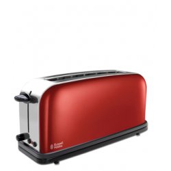 Russell Hobbs Flame Red 2 slice(s) Red, Stainless steel