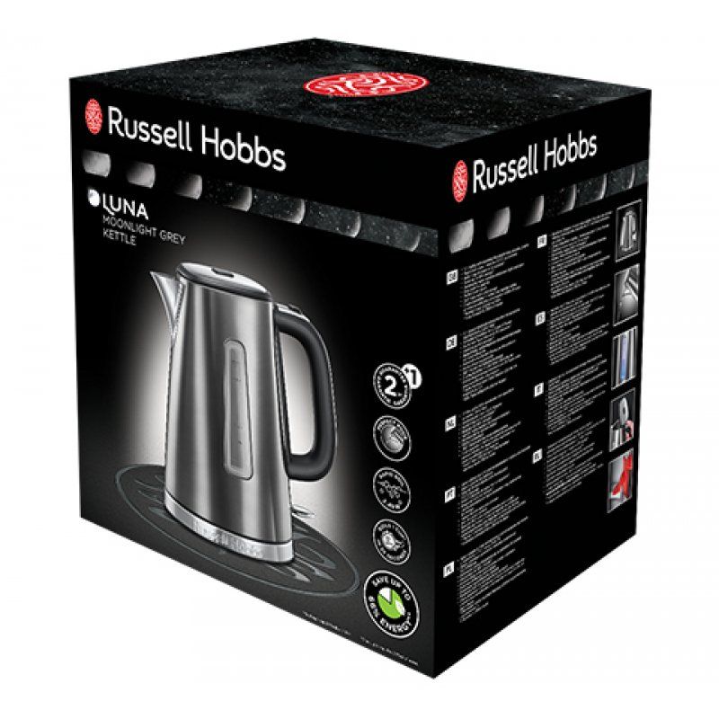 Russell Hobbs Luna Moonlight electric kettle 1.7 L 2400 W Grey