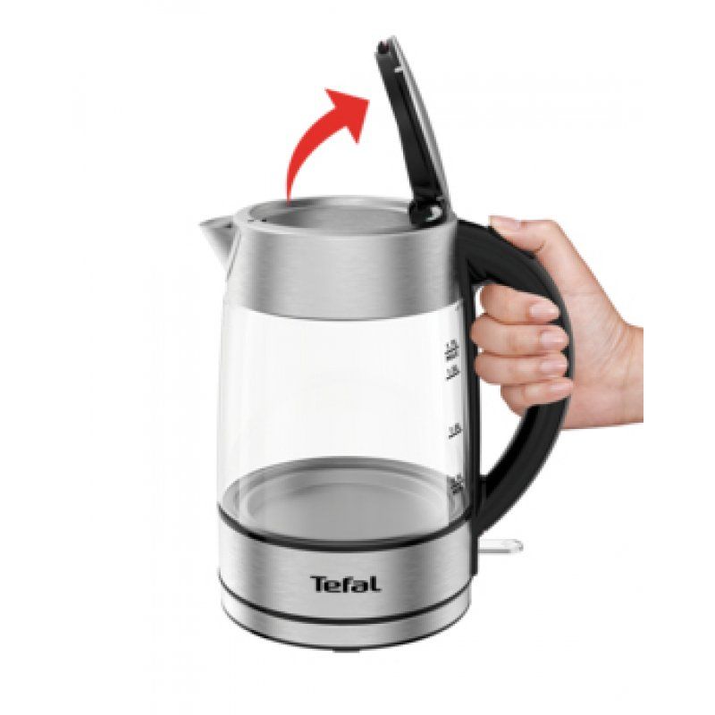 Tefal KI772D electric kettle 1.7 L 2400 W Stainless steel Transparent