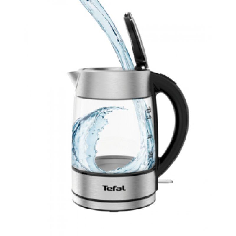 Tefal KI772D electric kettle 1.7 L 2400 W Stainless steel Transparent