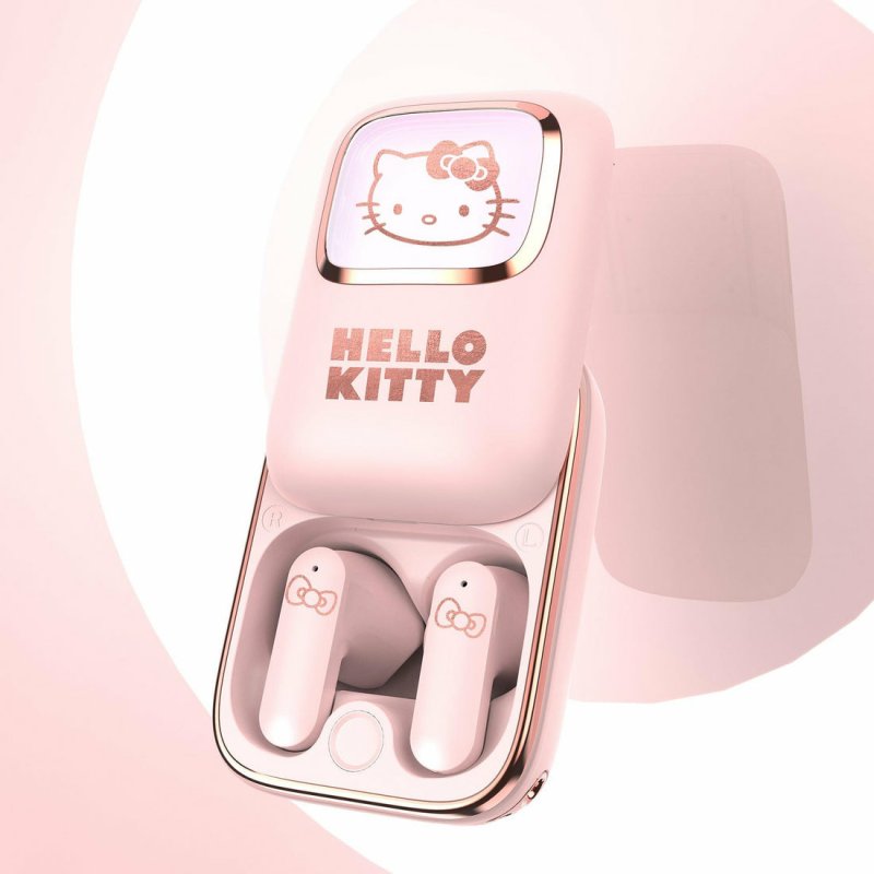 HELLO KITTY - Slide Case Light Up - Earpods Audio TWS