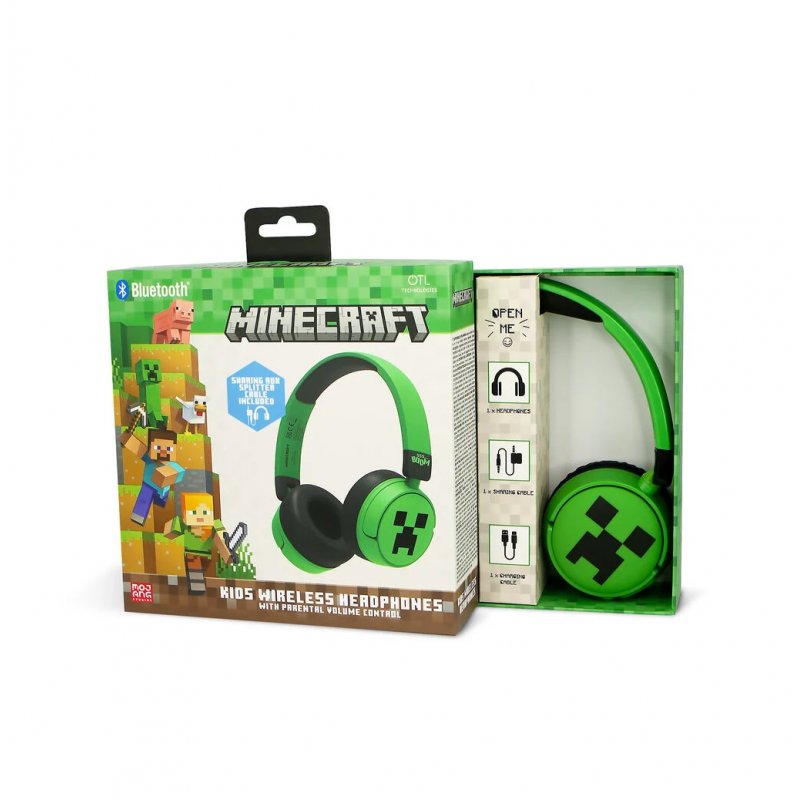 MINECRAFT - Junior Wireless Headphone - Creeper