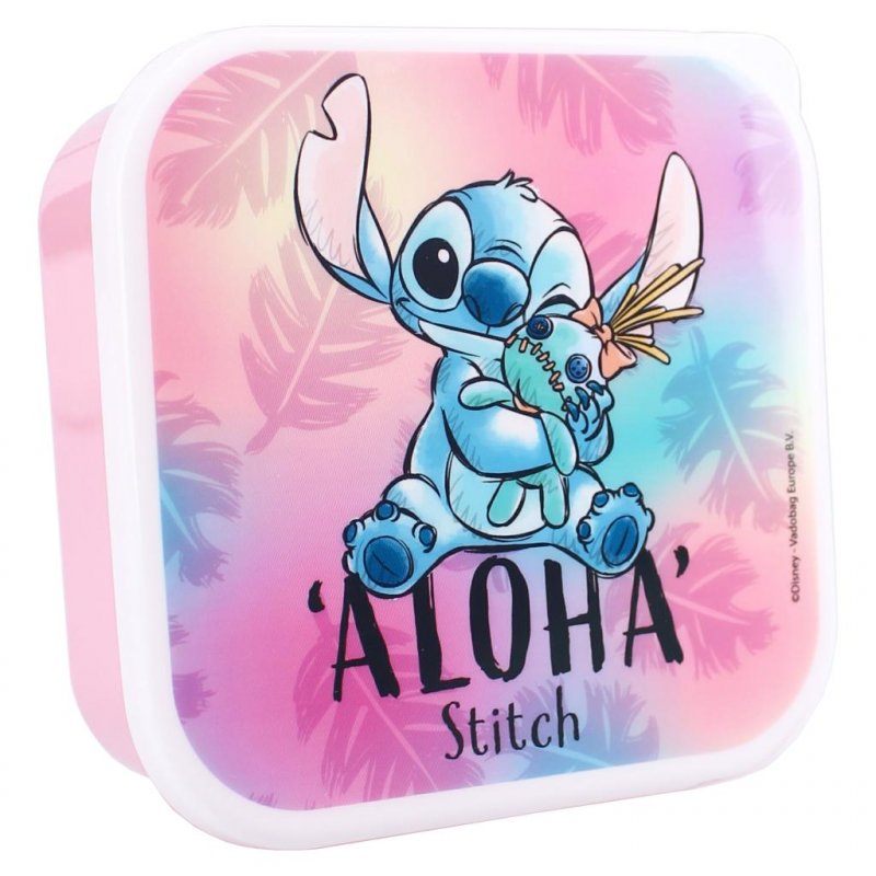 STITCH - Aloha - Boîtes à Snack - 3 pcs