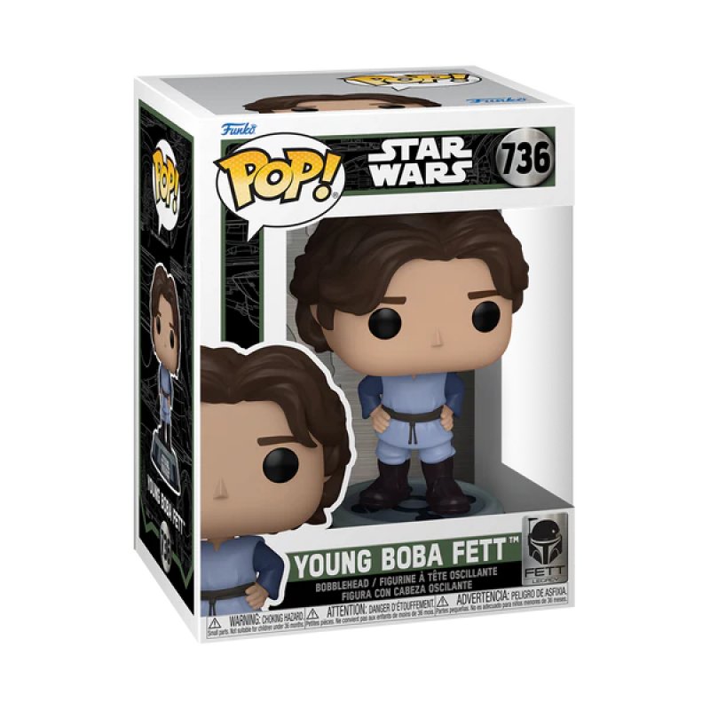 STAR WARS FETT LEGACY - POP Star Wars N° 736 - Boba Fett (Jeune)