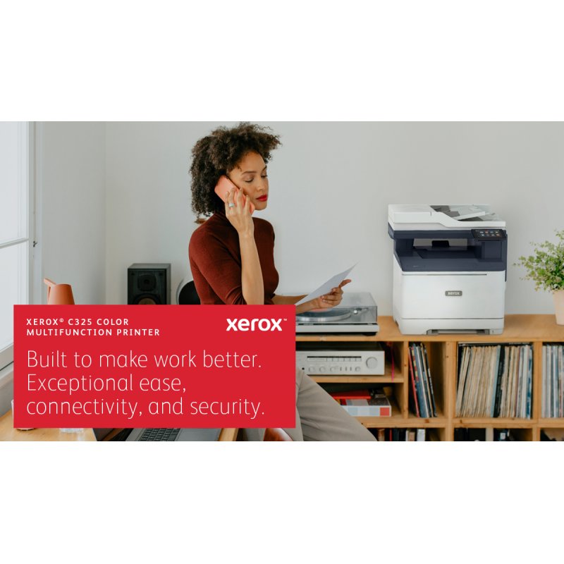 Xerox C325 copie/impression/numérisation/télécopie recto verso sans fil A4, 33 ppm, PS3 PCL5e/6, 2 magasins, 251