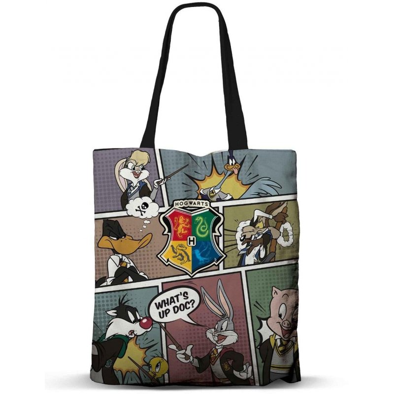 LOONEY TUNES à Poudlard - Tote Bag Premium '40x33x1cm'