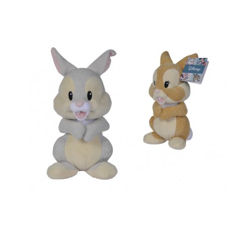 DISNEY - 2 modèles de Lapins Tricotés - Assortiment 6pc. - 25 cm