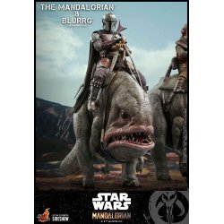 STAR WARS - Mandalorian & Blurrg - Pack de 2 figurines 37cm