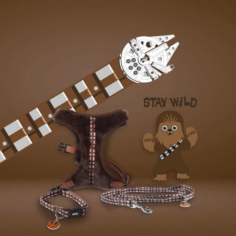 CHEWBACCA - Harnais chien - S/M (Longueur 40-59cm - Largeur 4cm)