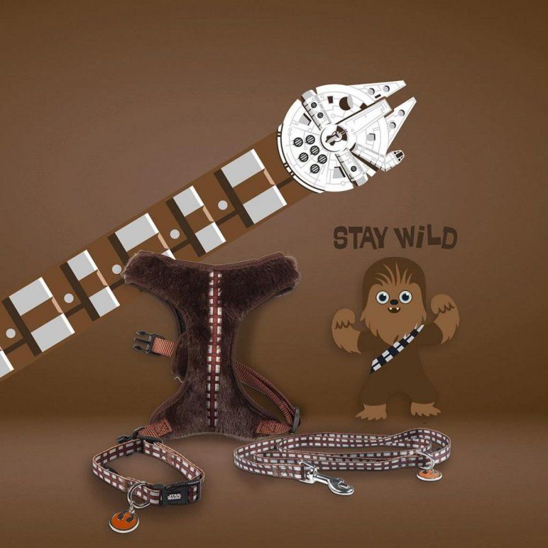 CHEWBACCA - Collier chien - XS (Longueur 22-35cm - Largeur 1.5cm)