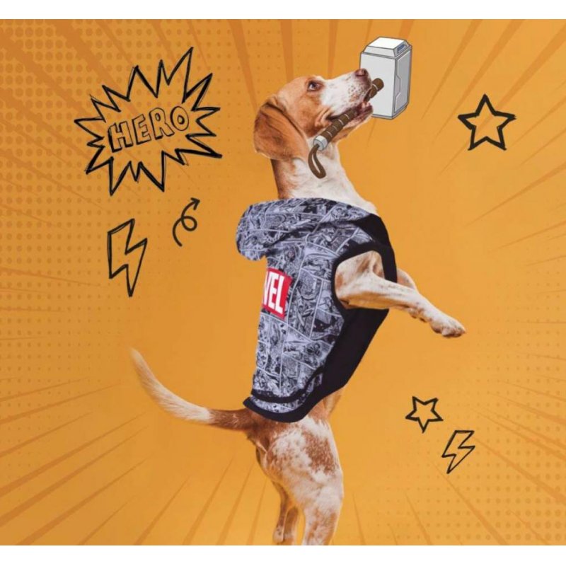 MARVEL - Hoodie chien - XS (Long. 28cm - Tour de taille 42-50cm)